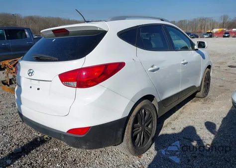 2014 Hyundai Tucson Se z USA, uszkodzony, nr VIN KM8JU3AG4EU804724